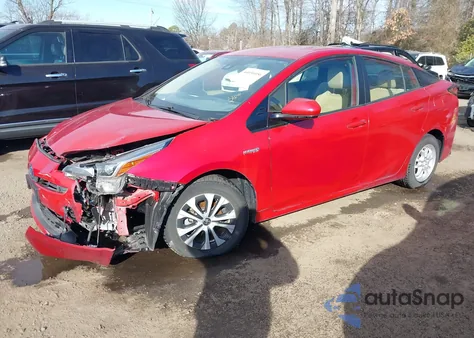 2019 Toyota Prius Le z USA, uszkodzony, nr VIN JTDL9RFU2K3008975